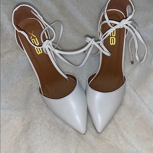 White tie heels